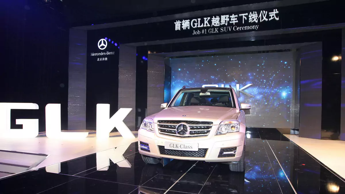 Pierwszy Mercedes GLK z Chin