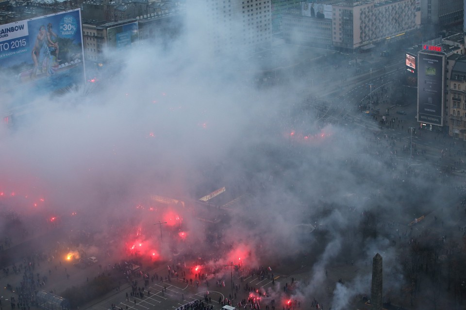 WARSZAWA MARSZ NIEPODLEGŁOŚCI 2014 NARODOWCY (uczestnicy marszu)