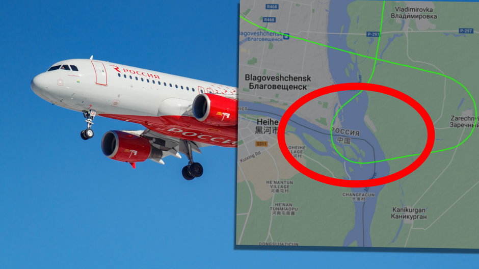 Rosyjski samolot wleciał do Chin