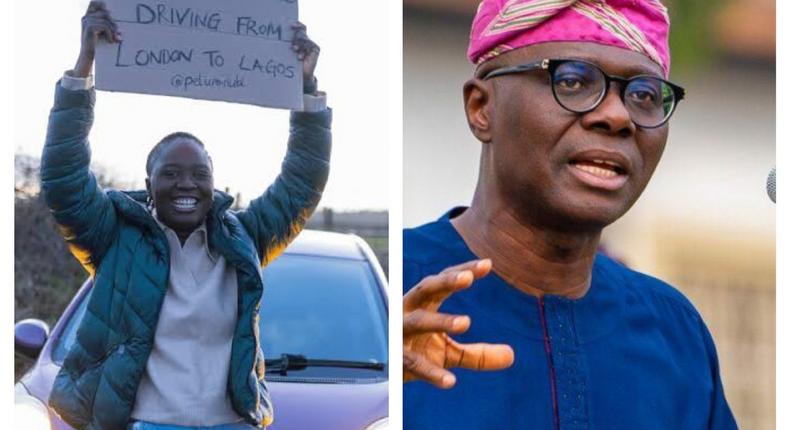 Pelumi Nubi gets a car from Jide Sanwo-Olu [Instagram]