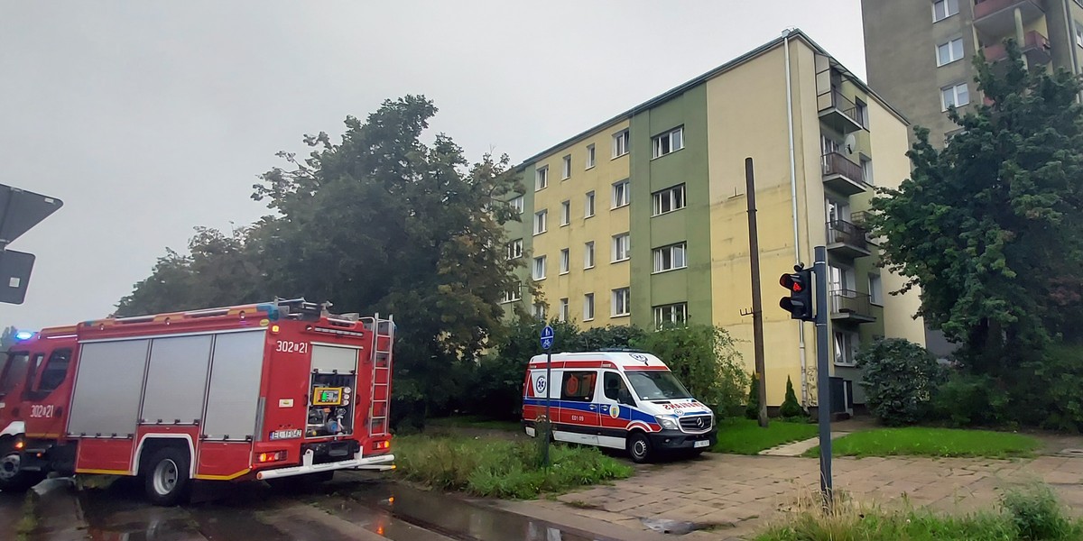 Seniorka z Łodzi gotowała śniadanie. Interwencja straży pożarnej.