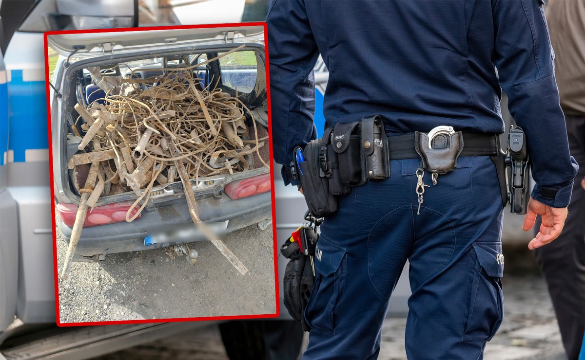 Kradzież złomu Fiatem Seicento