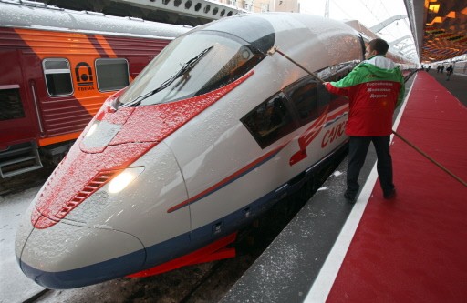 RUSSIA-SIEMENS-TRAIN