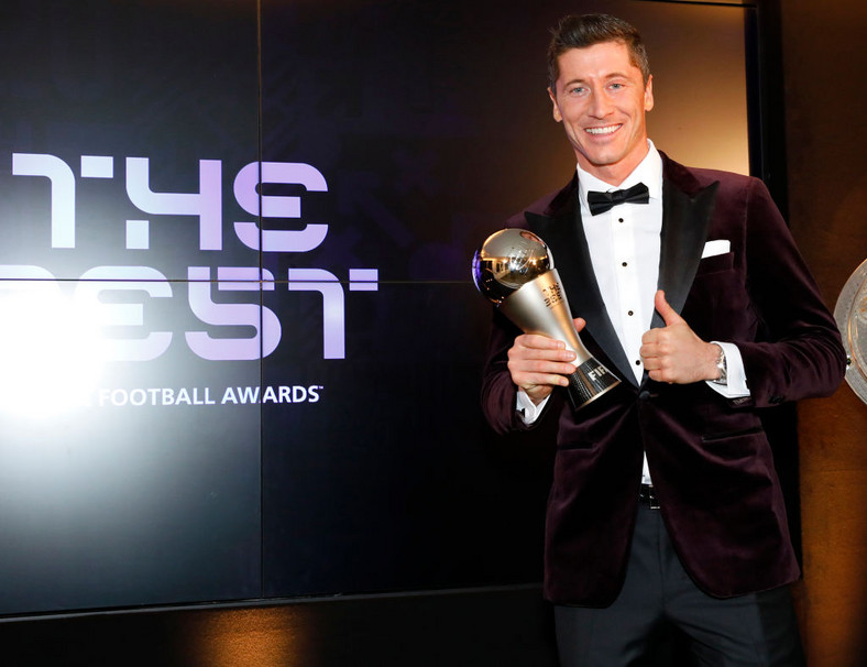 Robert Lewandowski jako Piłkarz Roku FIFA