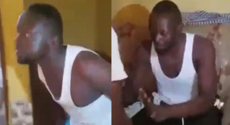 Pastor grabbed red-handed as he attempts to ‘eat’ his church elder’s wife (video)