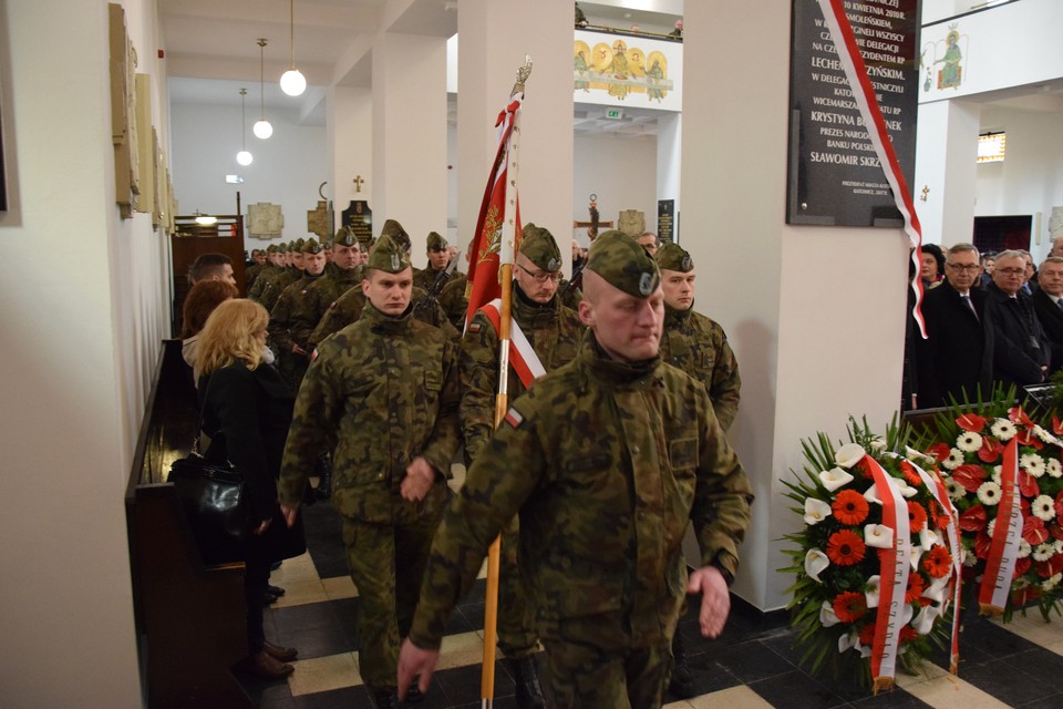 Odsłonięcie tablicy w Katowicach