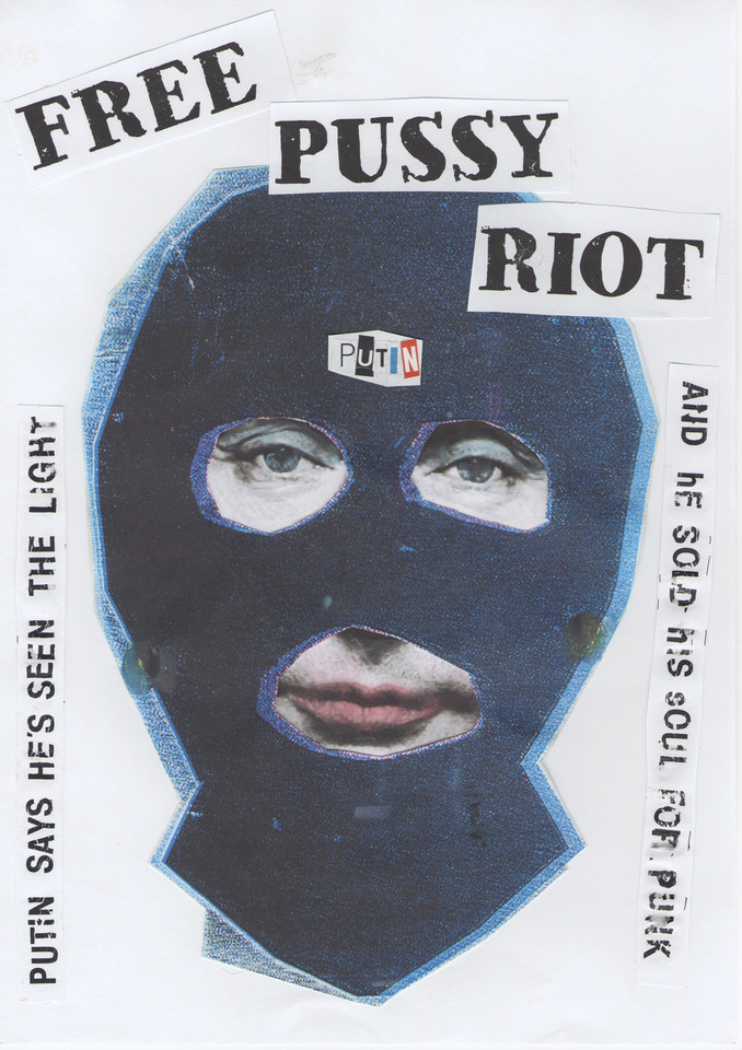 Jamie Reid, "Free The Pussy Riot"