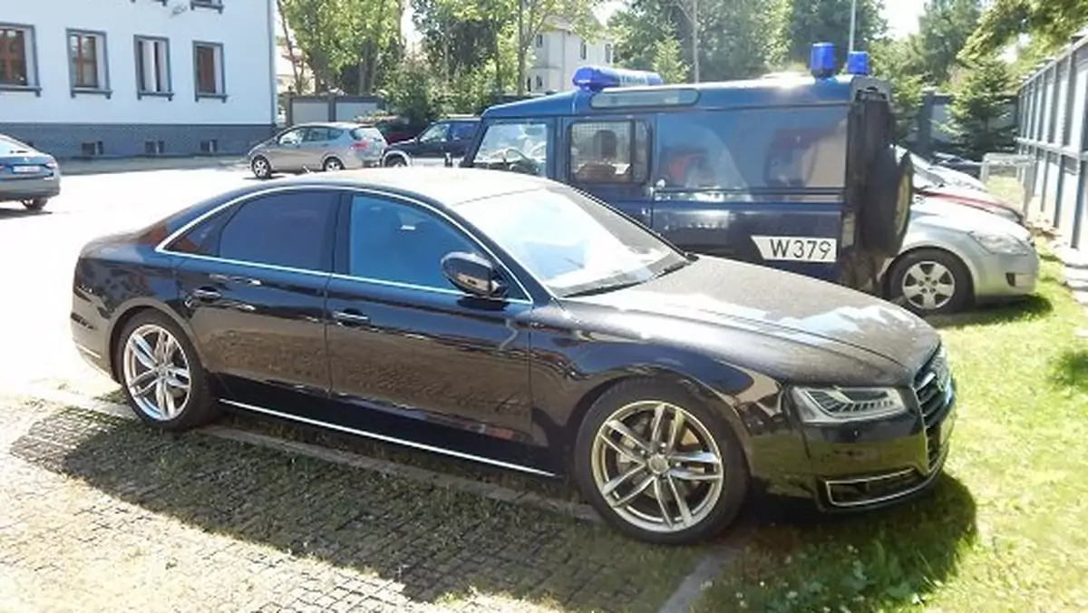 Odzyskane z rąk złodziei Audi