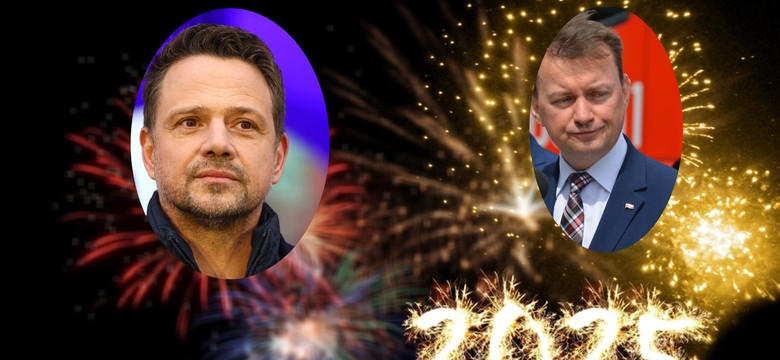 Noworoczne postanowienia polityków. Trzaskowski chce się więcej uśmiechać, a Błaszczak i Bosak?
