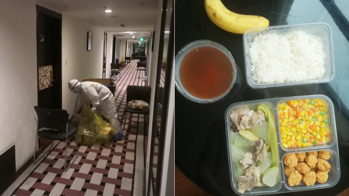 Polak pokazał jak wygląda 14-dniowa kwarantanna w hotelu w Chinach