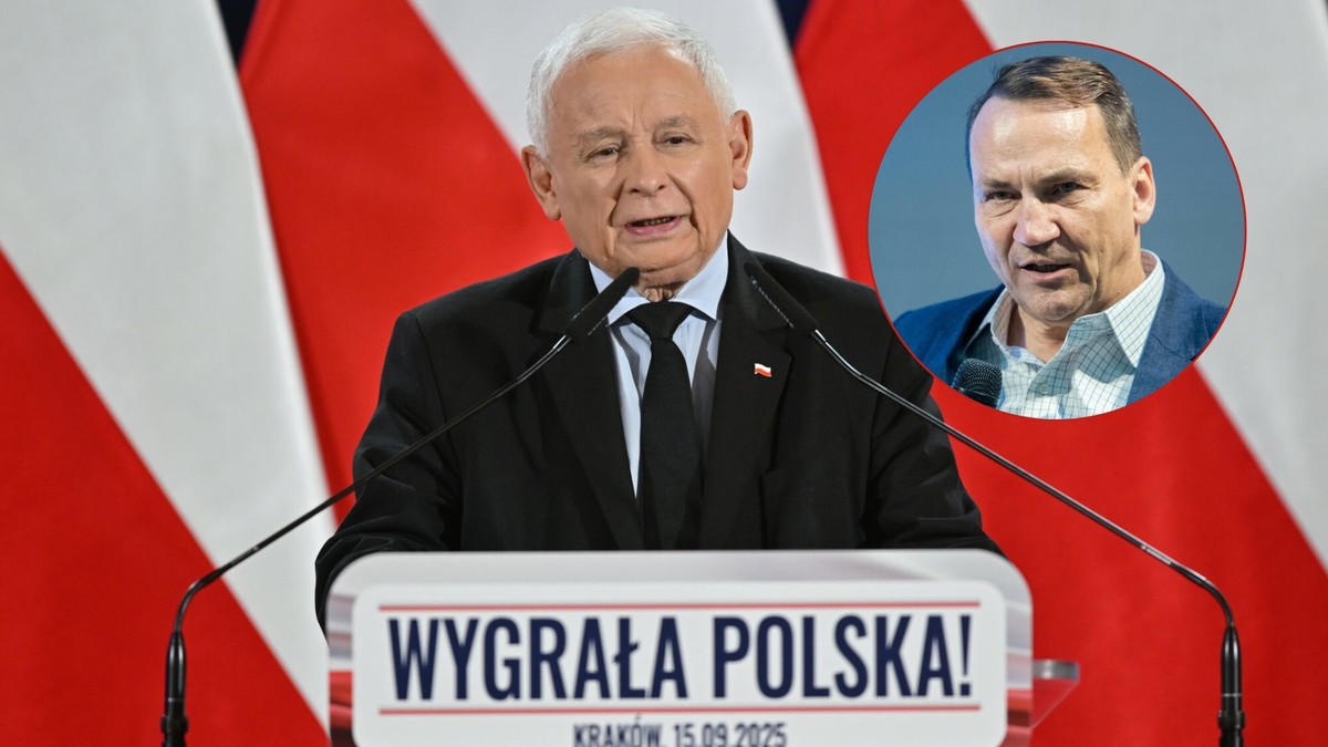Prezes PiS skrytykował UE. Radosław Sikorski przypomniał o Lechu Kaczyńskim