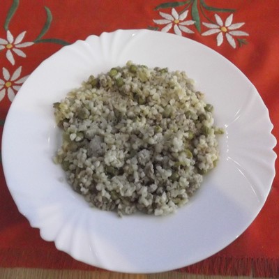 Darált húsos bulgur