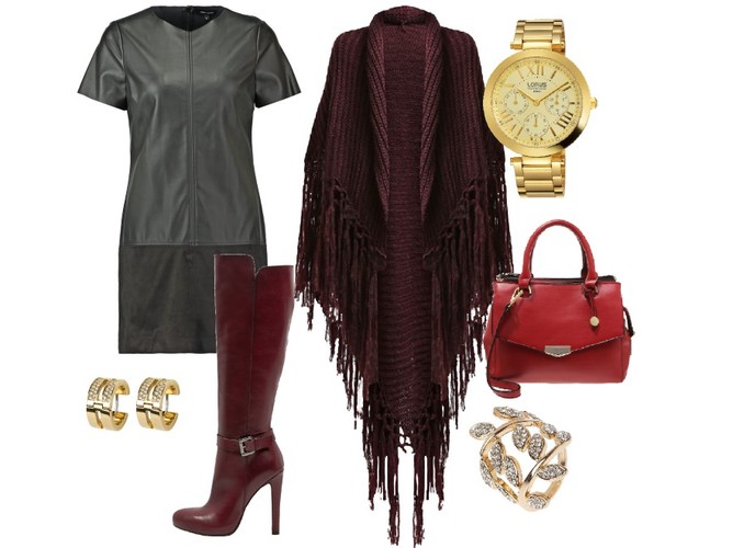 STYLIZACJE z ubraniami ze skóry