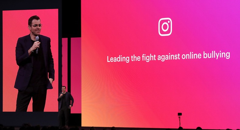 Adam Mosseri speaks during the F8 Facebook Developers conference on April 30, 2019 in San Jose, California.
