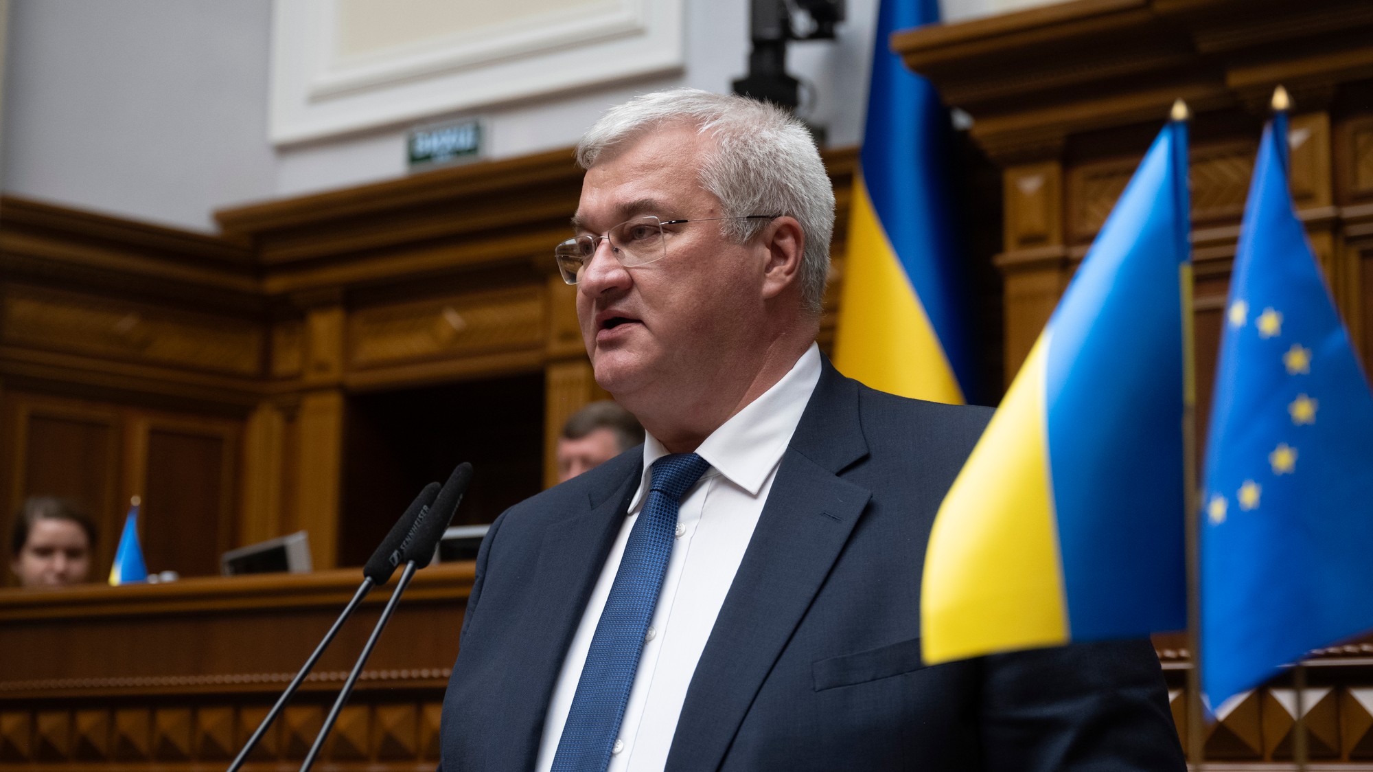 Ukrajinský minister zahraničných vecí Andrij Sybiha, FOTO TASR/AP