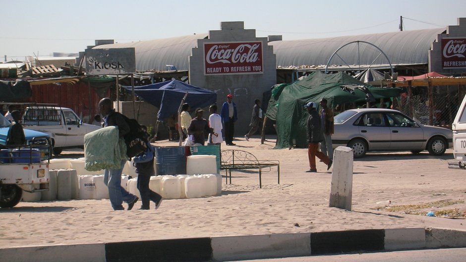 Targ w Sohakati, stolicy regionu Oshana w Namibii