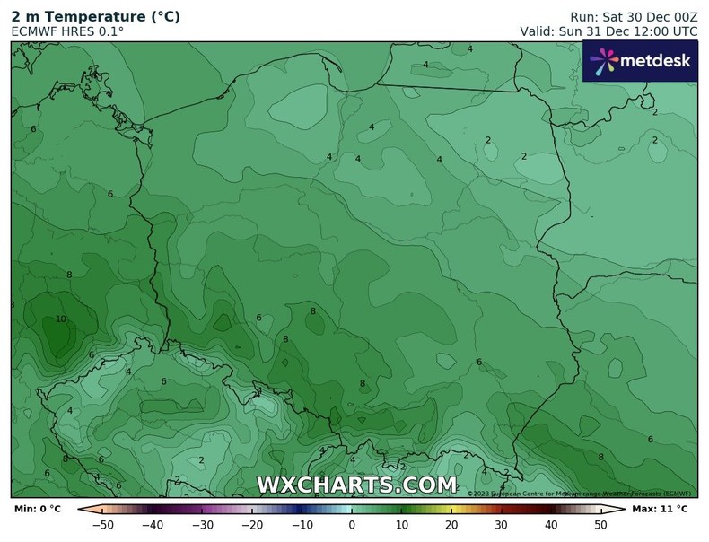 2023 r. pożegna się z nami wysoką temperaturą