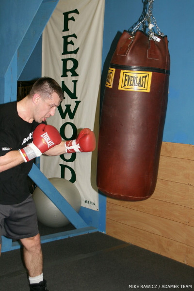 Tomasz Adamek, trening przed walką z Kevinem McBridem