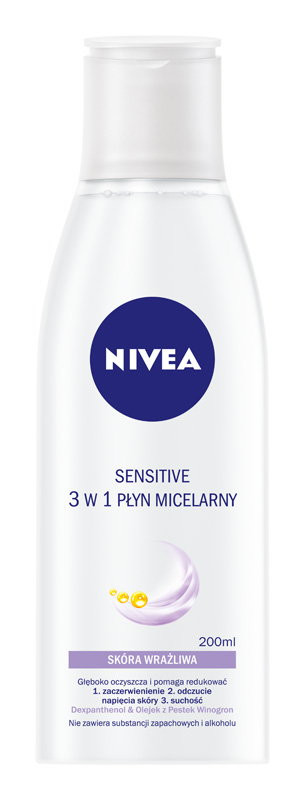 Sensitive 3 w 1 Płyn Micelarny Nivea