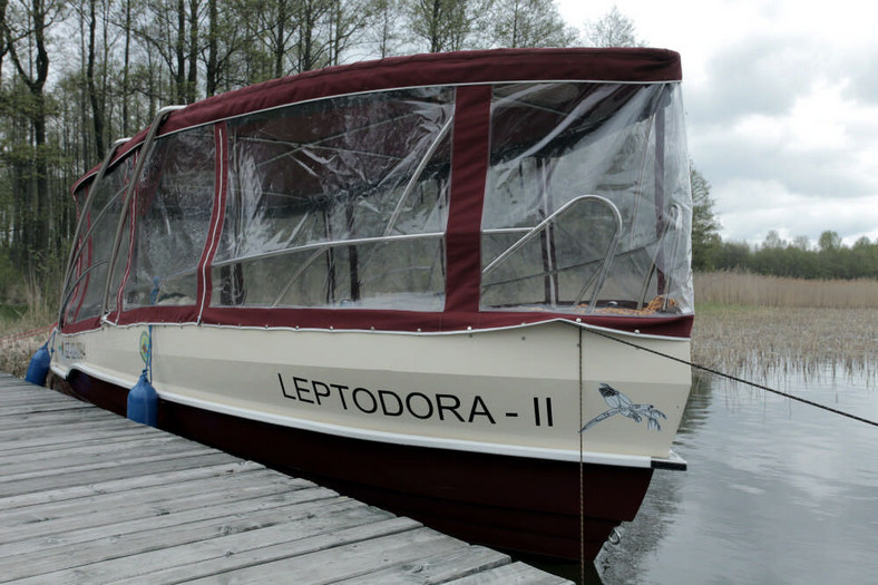 Leptodora II, łódź na jeziorze Wigry