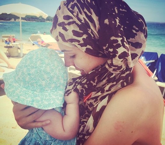 Anna Wendzikowska z córką