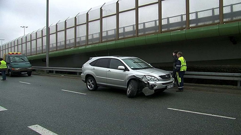 Malajkat rozbił auto!