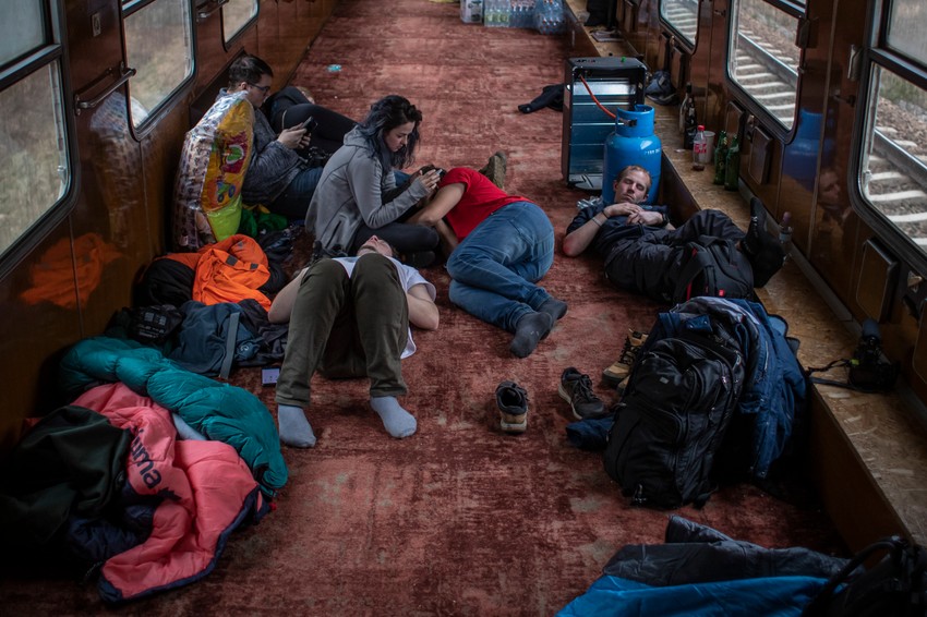 Voz za ukrajinske izbeglice u Pšemislu, Poljska