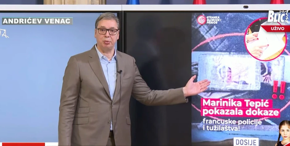 Vučić demantovao optužbe Marinike Tepić