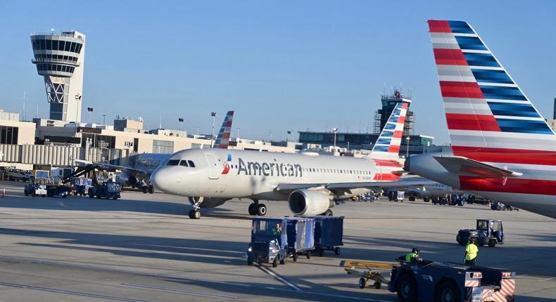 US carriers collectively cancelled at least 35,000 flights during the weekend of Driver's call.