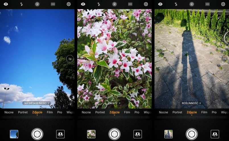 Huawei P20 Pro. Ustawienia kamery