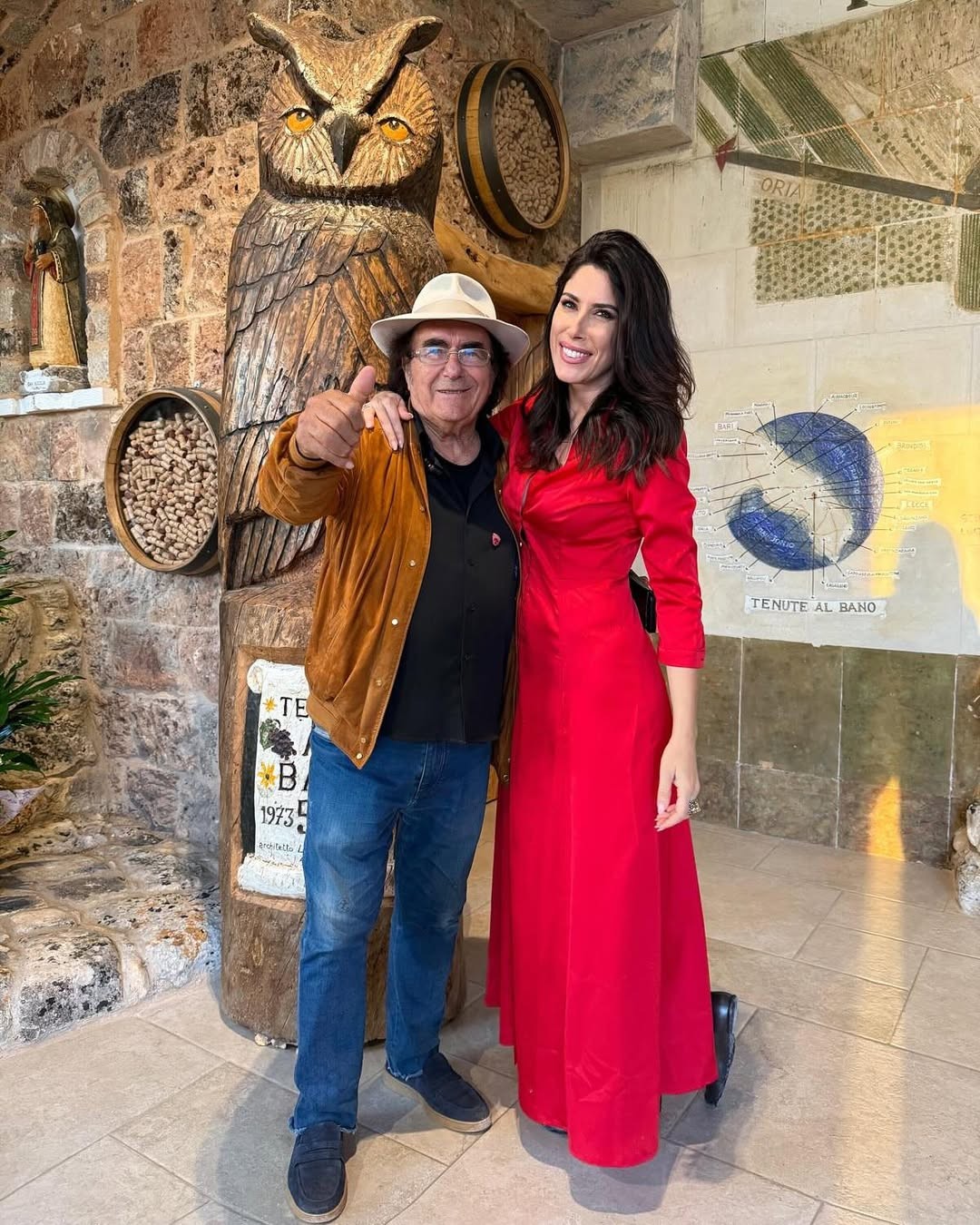 Taliansky spevák a herec Albano Carrisi. 