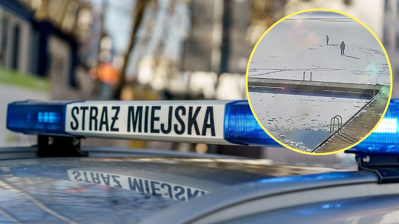 Przerażające sceny w Drawsku Pomorskim. Pod dzieckiem złamał się lód [WIDEO]