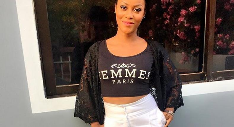 Nollywood actress, Damilola Adegbite, showing off perfect post baby body in new photos