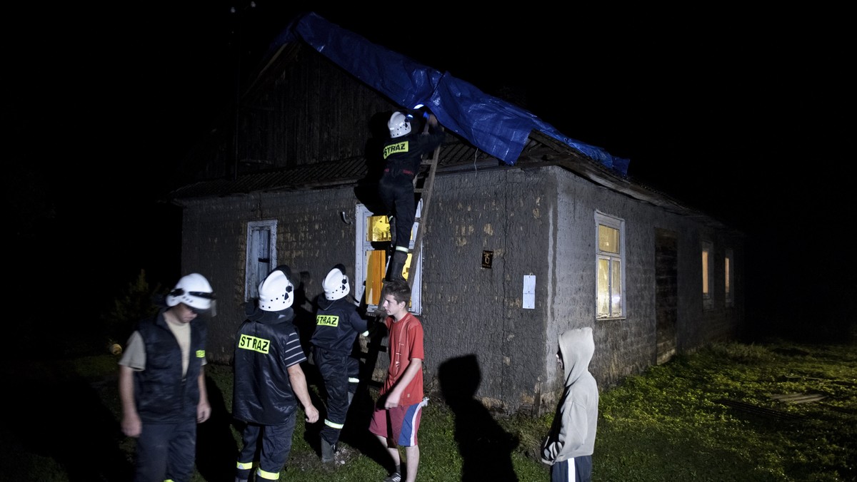 LUBELSKIE ZNISZCZENIA PO PRZEJŚCIU TRĄBY POWIETRZNEJ