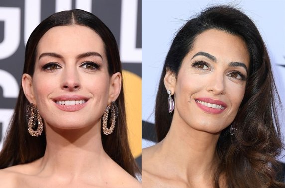 Anne Hathaway i Amal Clooney 