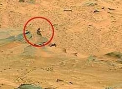 Czaszka, pełzająca jaszczurka, palec... "Ślady życia" na Marsie. ZDJĘCIA