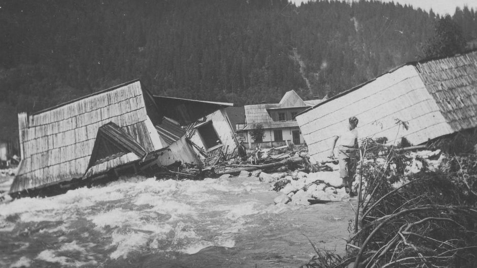 Powódź w Zakopanem, 1934 r.