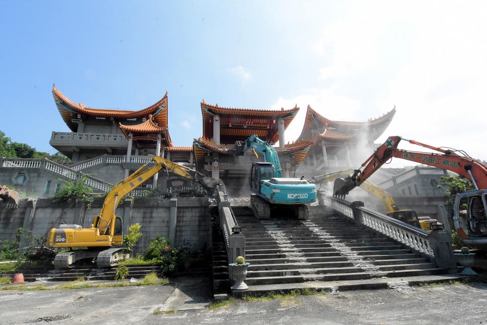 Świątynia w Ershui została zburzona