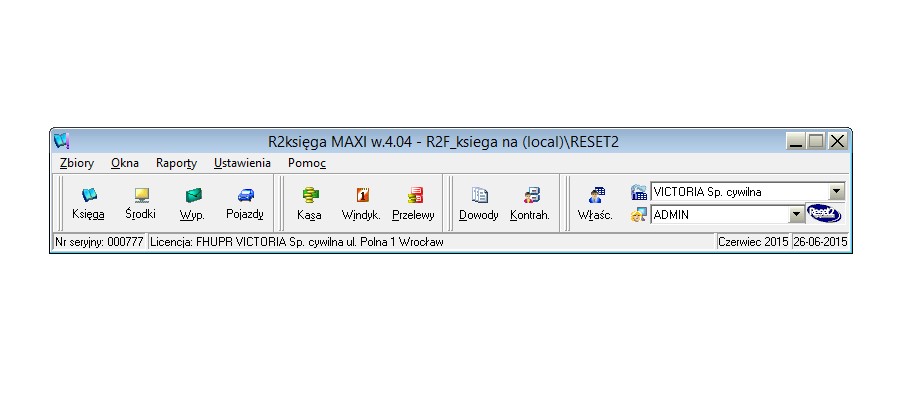 RESET2: Program R2fk - widok ogólny