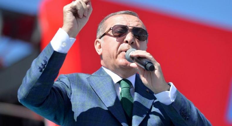 Turkish President Recep Tayyip Erdogan said IS, the PKK and also the Peoples' Protection Units (YPG), a Kurdish militia, would face enduring very nice surprises from the spring