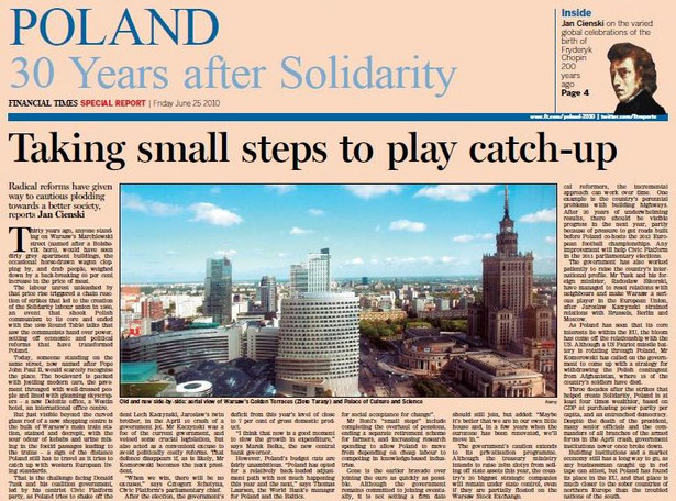 "Financial Times": Jak kryzys ominął Polskę