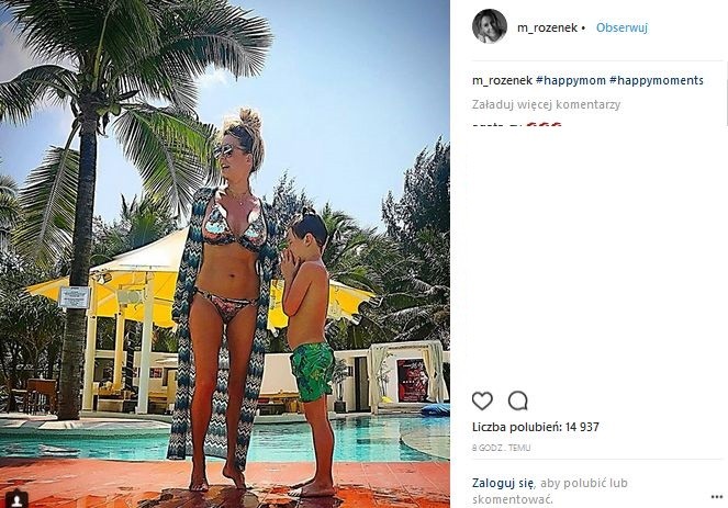 Małgorzata Rozenek na wakacjach