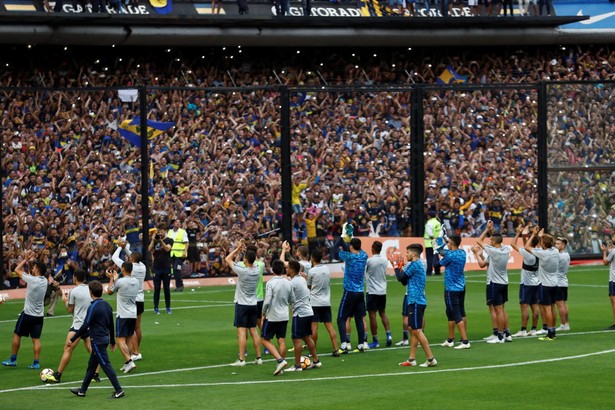 Copa Libertadores: 50 tysięcy kibiców na... treningu Boca Juniors