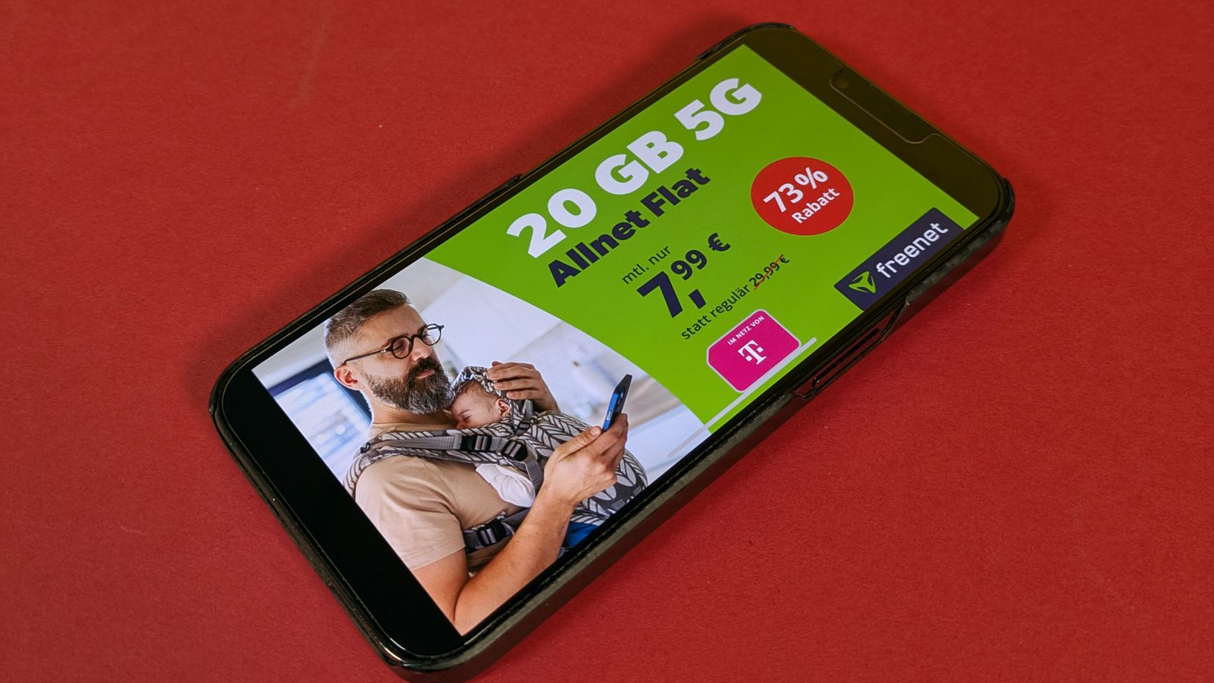 Freenet-Tarif: 20 GB 5G im Telekom-Netz für nur 7,99 Euro im Monat