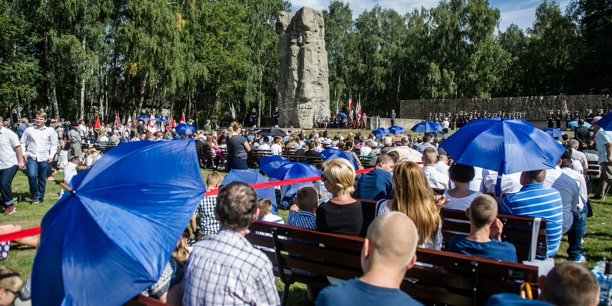 Uroczystość upamietniająca 77. rocznicę pierwszego transportu więźniów do KL Stutthof