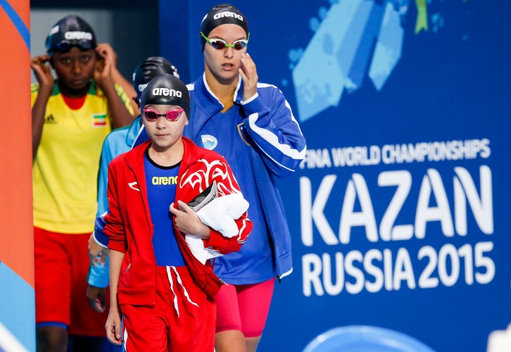 Alzain Tareq ma zaledwie 10 lat, a już wystartowała w MŚ w pływaniu