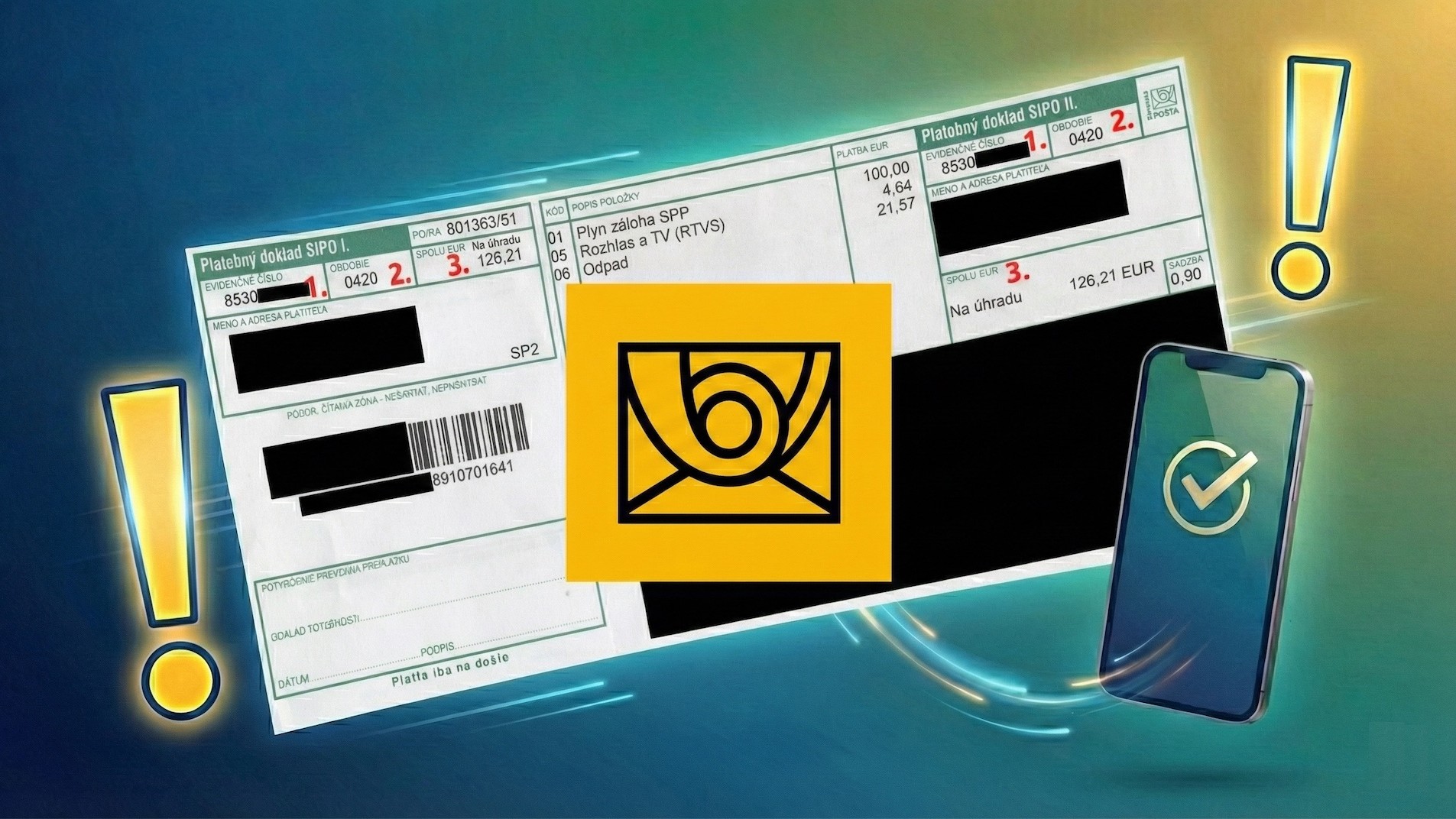 Slovákom chodia do schránok nové poukazy na úhradu. Čo sa mení