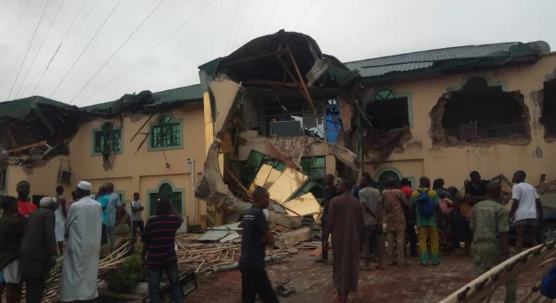 Yinka Ayefele's Music House has been demolished seven days after a demolition notice was served on Monday, August 12, 2018.