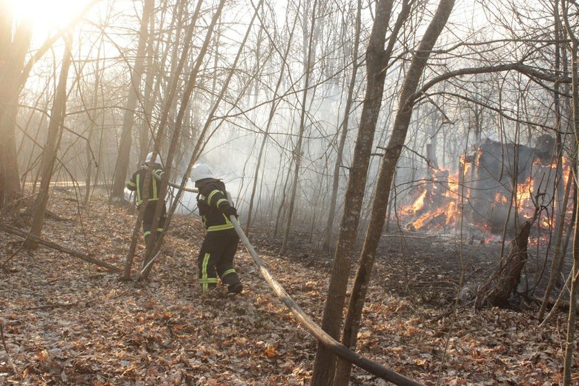 Pożar wokół Czarnobylu. Państwowa Agencja Atomistyki ostrzega