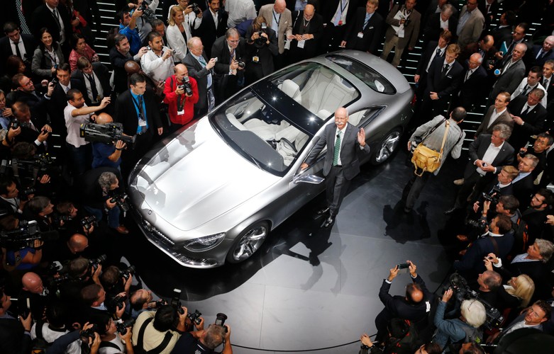 Prototypowy mercedes klasy S coupe